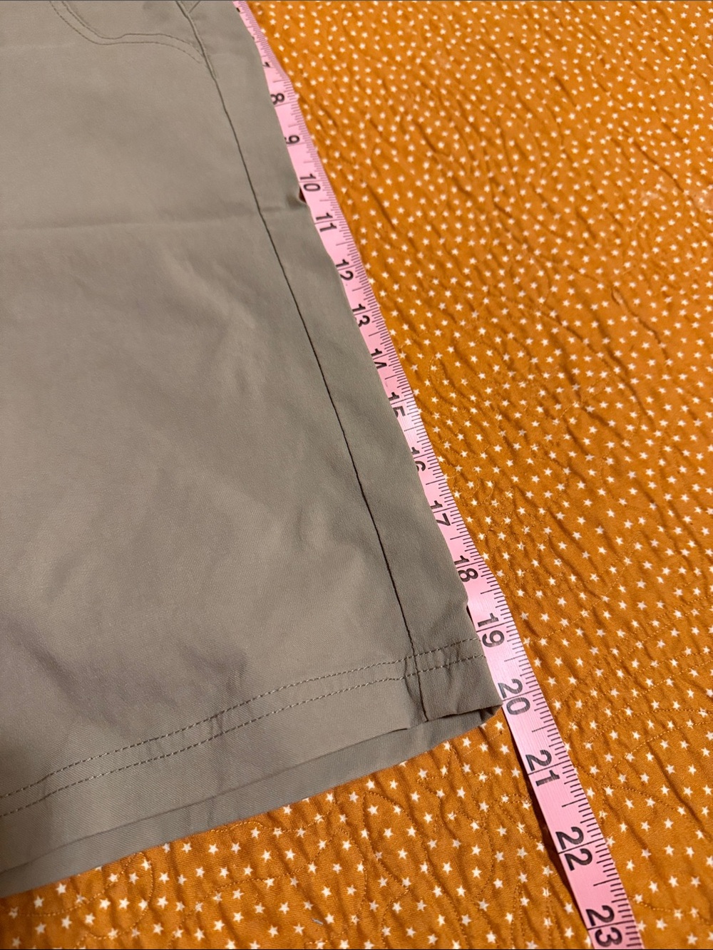 Prana Women's Light Gray Bermuda Shorts - Picture 6 of 8